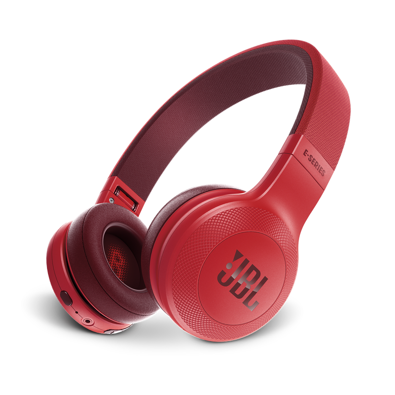 JBL E45BT - Red - Wireless on-ear headphones - Hero image number null