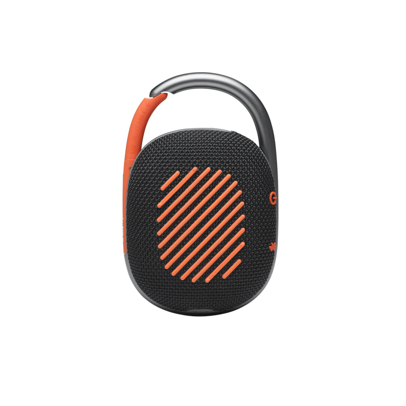 JBL Clip 4 - Black / Orange - Ultra-portable Waterproof Speaker - Back image number null