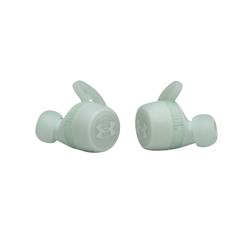 UA True Wireless Streak - Teal - Ultra-compact In-Ear Sport Headphones - Detailshot 2 image number null