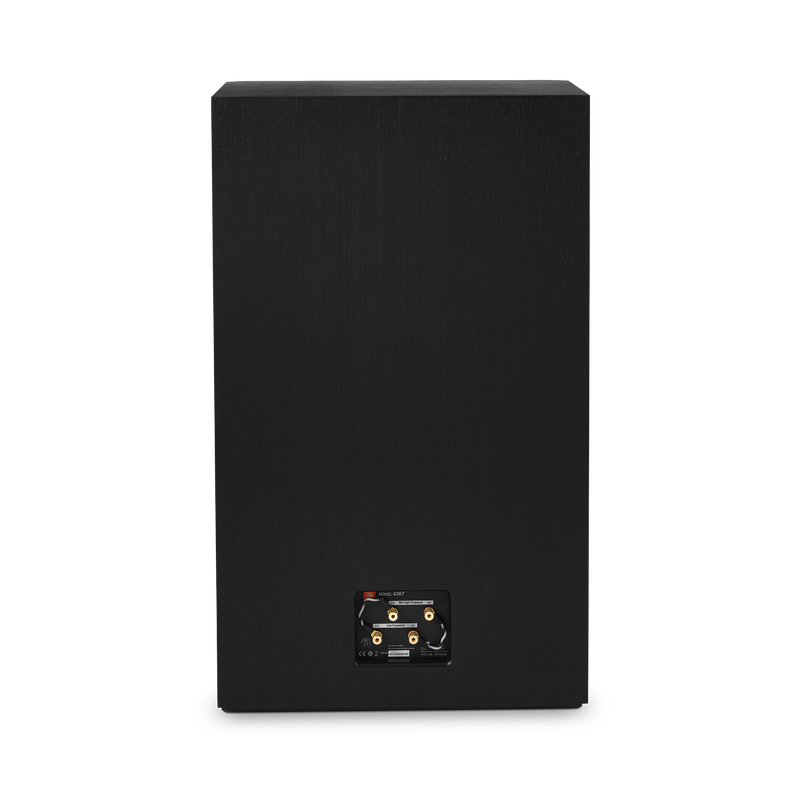 JBL 4367 - Black - 15" (380mm) 2-way Floorstanding Studio Monitor Loudspeaker - Back image number null
