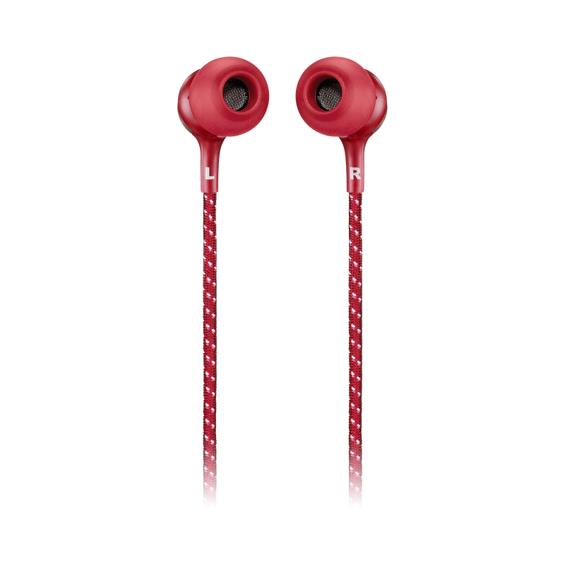 JBL Live 200BT - Red - Wireless in-ear neckband headphones - Back image number null