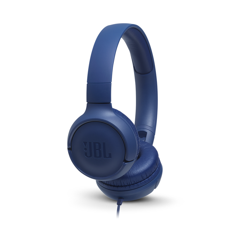 JBL Tune 500 - Blue - Wired on-ear headphones - Hero image number null