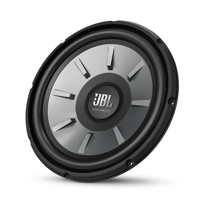 JBL Stage 1210 Subwoofer - Black - 12" (300mm) woofer with 250 RMS and 1000W peak power handling. - Hero image number null