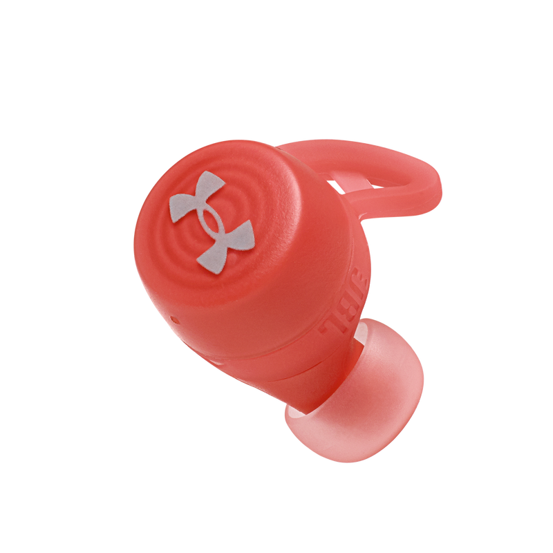 UA True Wireless Streak - Red - Ultra-compact In-Ear Sport Headphones - Detailshot 3 image number null