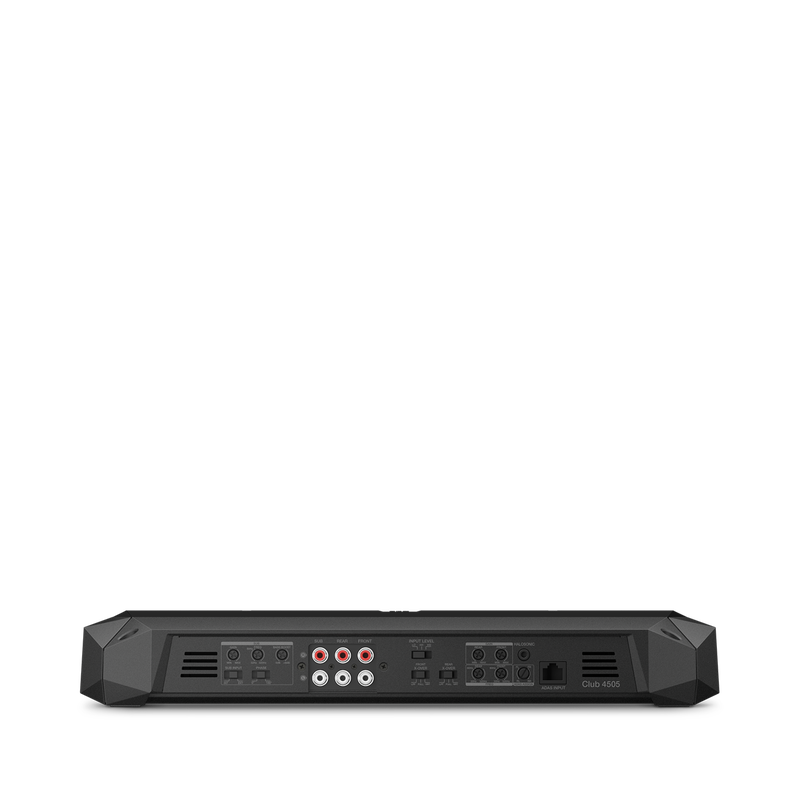 Club 4505 - Black - Mono, 4 and 5-channel amplifiers with a compact footprint for ease of installation into a larger variety of vehicles. - Back image number null