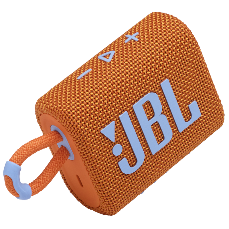 JBL Go 3 - Orange - Portable Waterproof Speaker - Detailshot 1 image number null