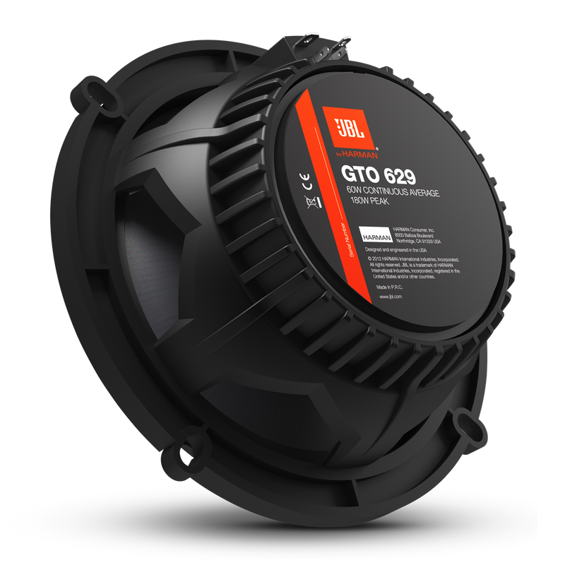 GTO629 - Black - 180-Watt, Two-Way 5" x 7" Speaker System - Back image number null