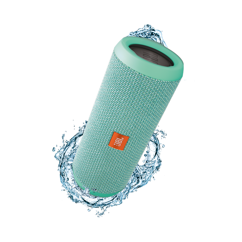 JBL Flip 3 - Teal - Splashproof portable Bluetooth speaker with powerful sound and speakerphone technology - Hero image number null