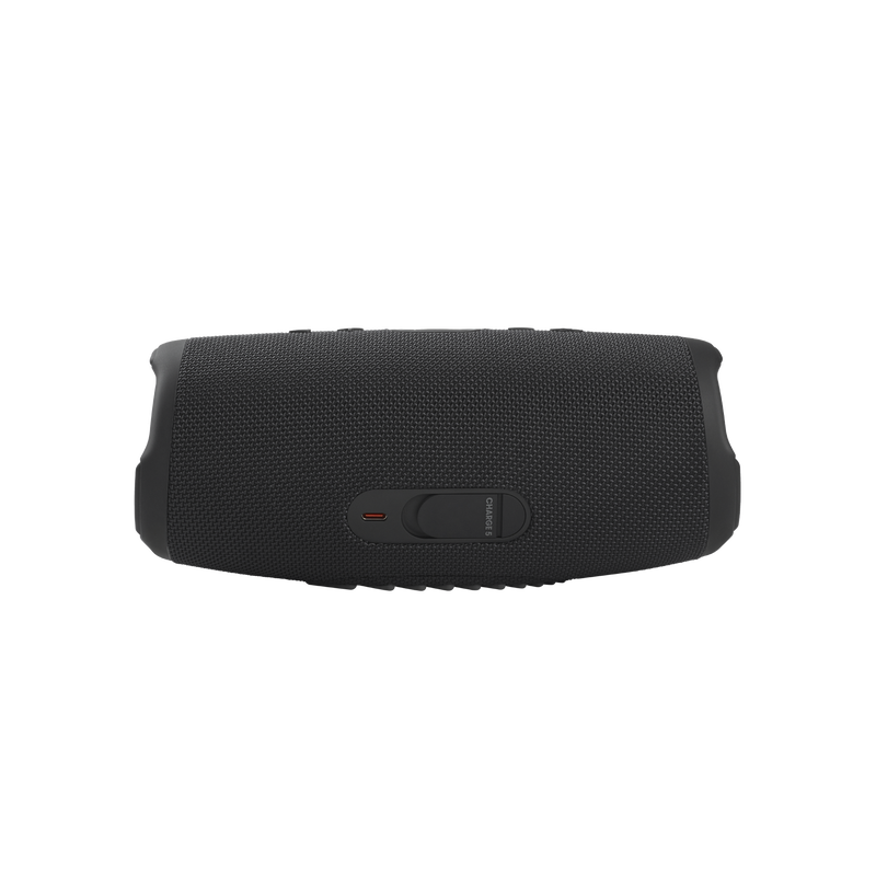 JBL Charge 5 - Black - Portable Waterproof Speaker with Powerbank - Back image number null