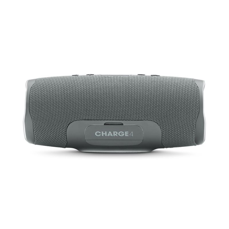 JBL Charge 4 - Grey - Portable Bluetooth speaker - Back image number null