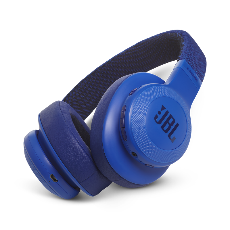 JBL E55BT - Blue - Wireless over-ear headphones - Hero image number null