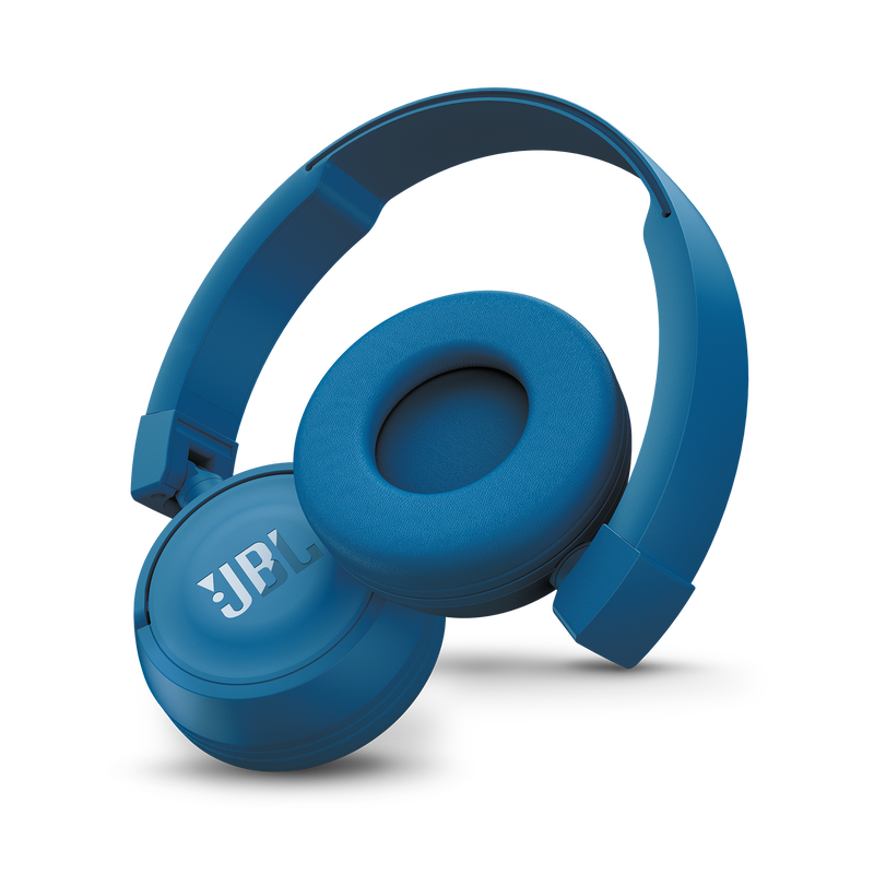 JBL T450BT - Blue - Wireless on-ear headphones - Detailshot 1 image number null