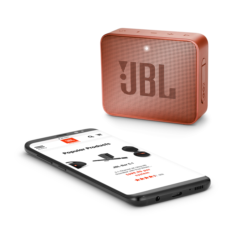 JBL Go 2 - Sunkissed Cinnamon - Portable Bluetooth speaker - Detailshot 3 image number null