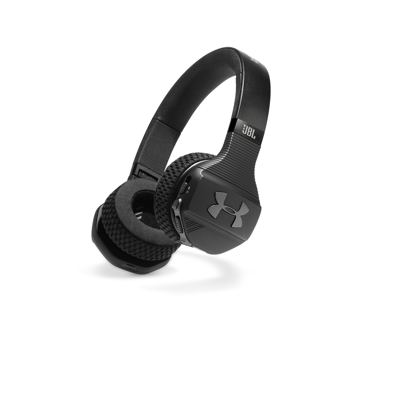 UA Sport Wireless Train – Engineered by JBL - Black - Wireless on-ear headphone built for the gym - Hero image number null