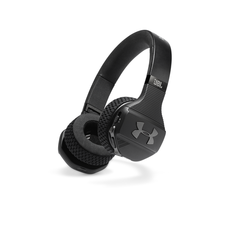 UA Sport Wireless Train – Engineered by JBL - Black - Wireless on-ear headphone built for the gym - Hero image number null