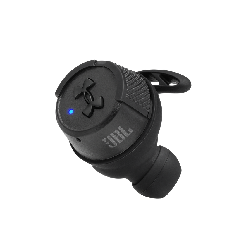 UA True Wireless Flash X - Engineered by JBL - Black - Waterproof true wireless sport earbuds - Detailshot 3 image number null