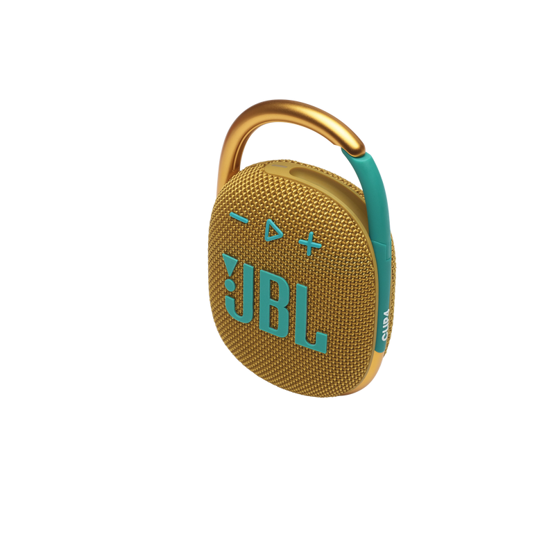 JBL Clip 4 - Yellow - Ultra-portable Waterproof Speaker - Detailshot 2 image number null