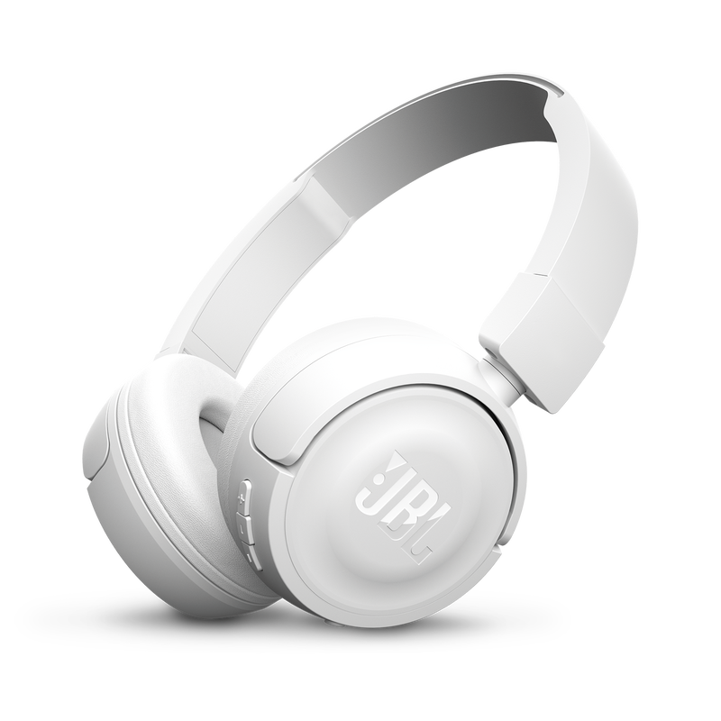 JBL T450BT - White - Wireless on-ear headphones - Hero image number null