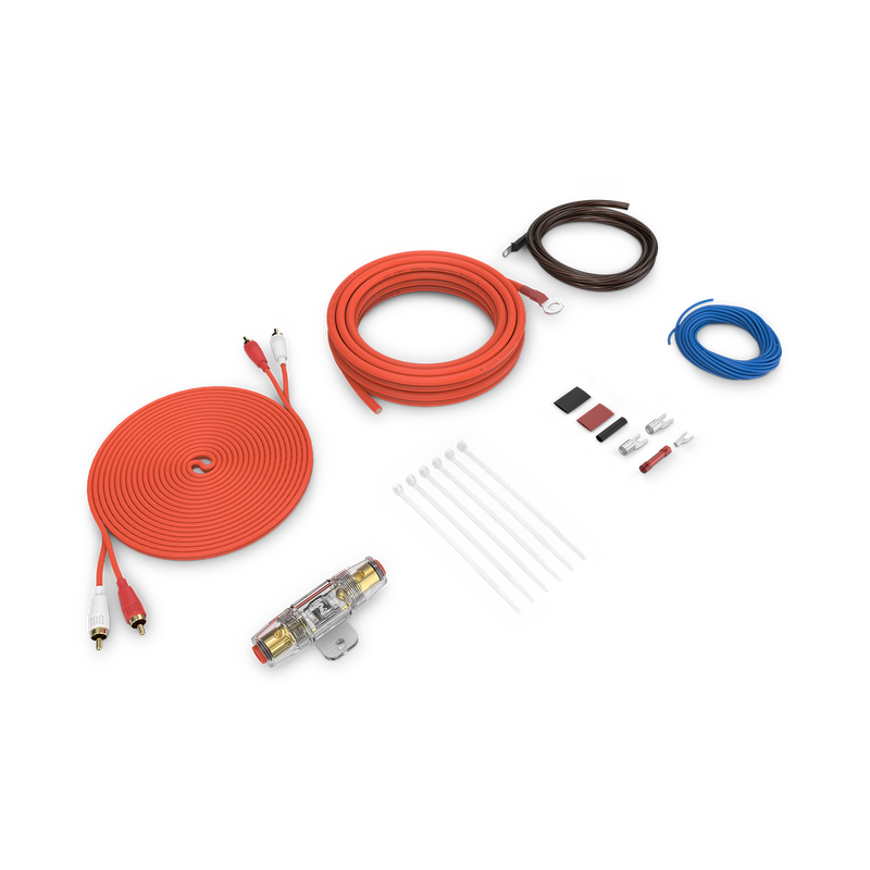 Stage Wiring Kit AK-82CA - Orange - Amplifier wiring kit for amps up to 550 watts - Hero image number null