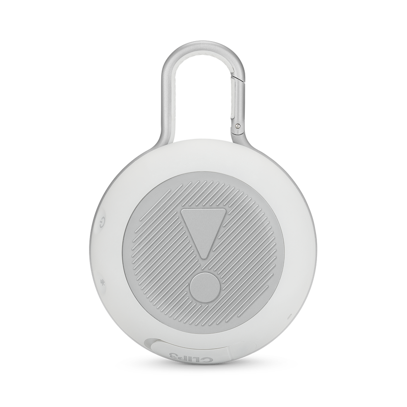 JBL Clip 3 - Steel White - Portable Bluetooth® speaker - Back image number null