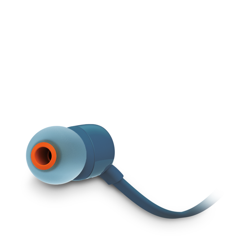 JBL Tune 110 - Blue - In-ear headphones - Detailshot 1 image number null