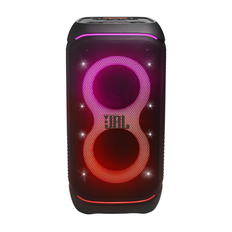 JBL PartyBox Stage 320 - Black - Portable party speaker with wheels - Front image number null