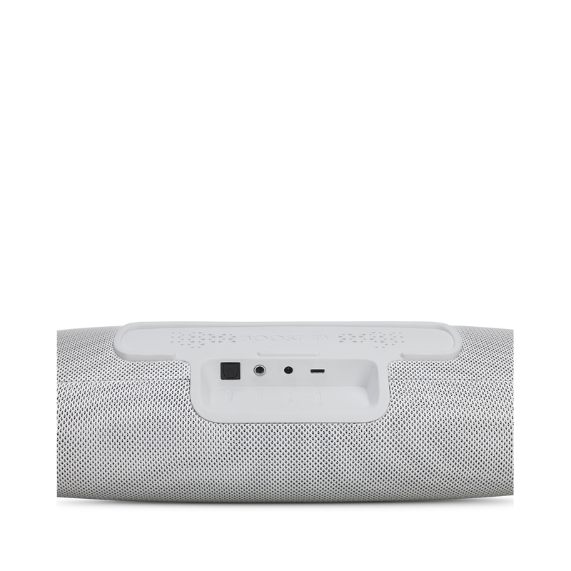 Boost TV - White - Compact TV Speaker - Detailshot 2 image number null