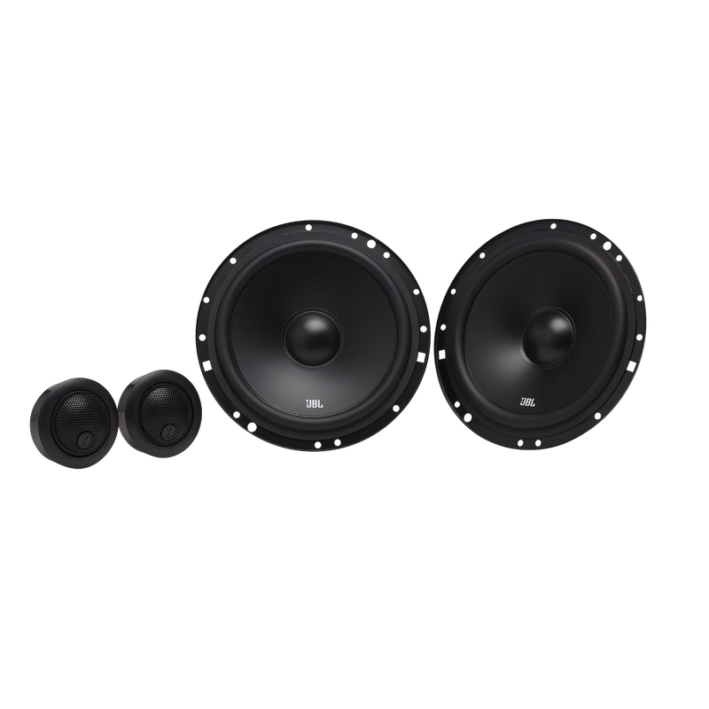 JBL Stage1 601C - Black - 6-1/2" (160mm)  Two Way Component  System Car Speaker - Hero image number null