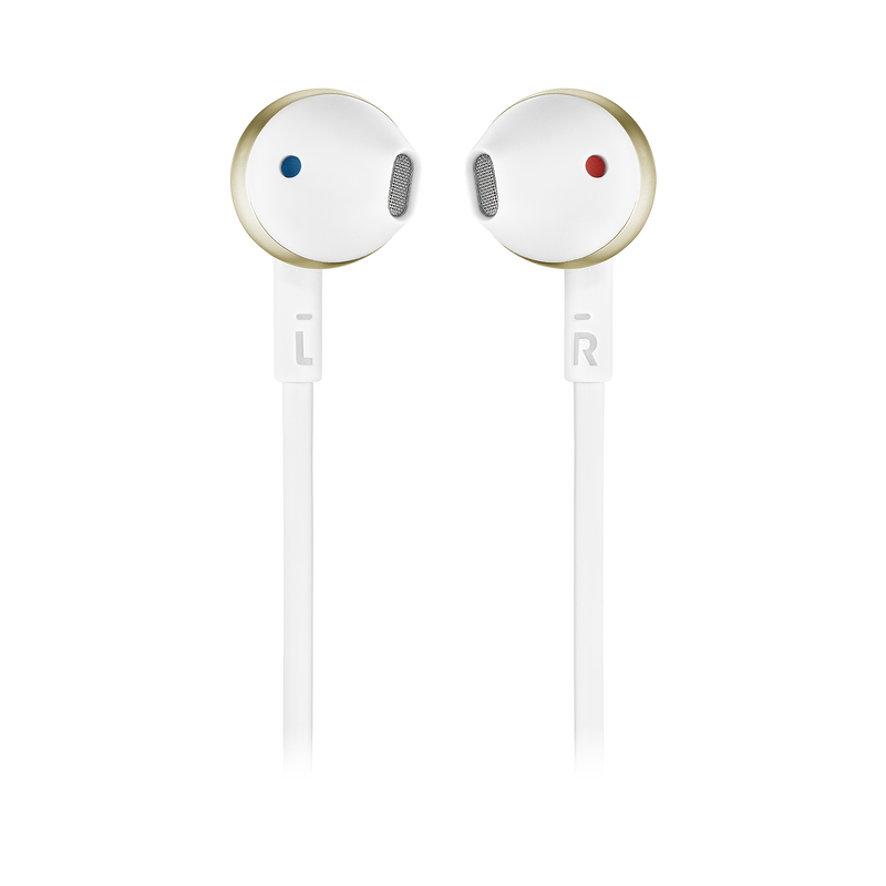 JBL Tune 205BT - Champagne Gold - Wireless Earbud headphones - Front image number null