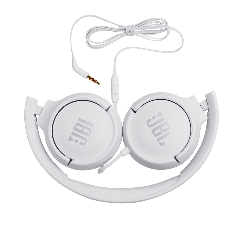 JBL Tune 500 - White - Wired on-ear headphones - Detailshot 1 image number null