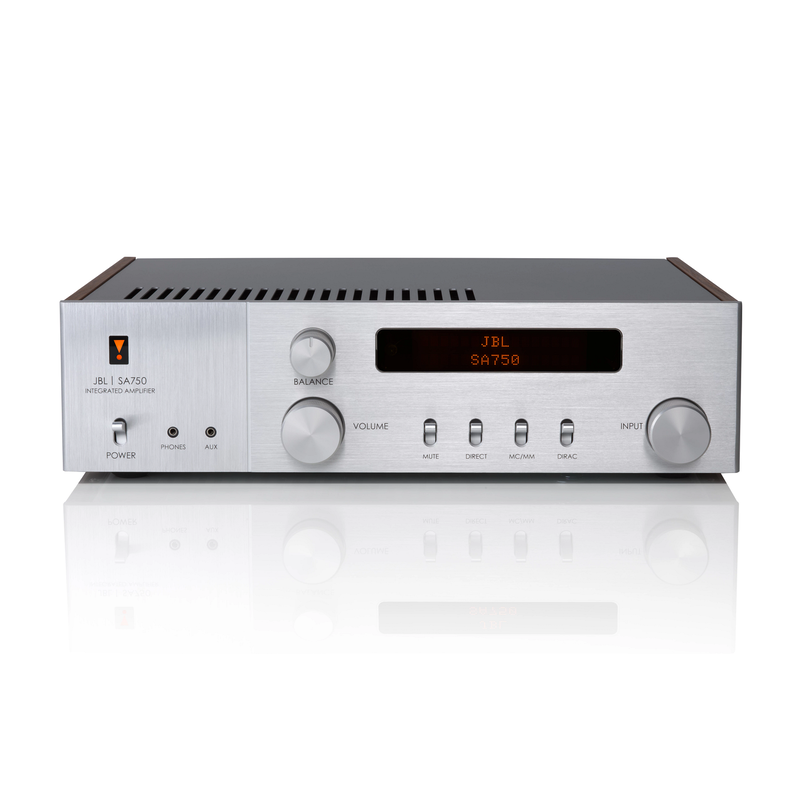 JBL SA750 - Teak - Streaming Integrated Stereo Amplifier - Top image number null