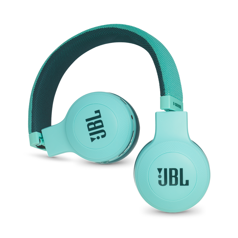 JBL E45BT - Teal - Wireless on-ear headphones - Detailshot 1 image number null