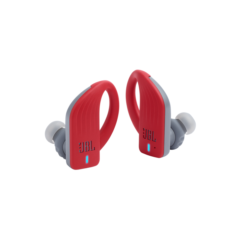 JBL Endurance PEAK - Red - Waterproof True Wireless In-Ear Sport Headphones - Detailshot 3 image number null