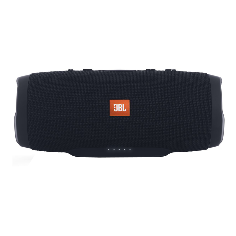 JBL Charge 3 Stealth Edition - Black - Full-featured waterproof portable speaker with high-capacity battery to charge your devices - Front image number null