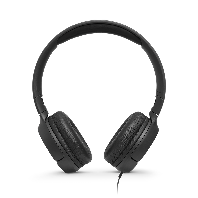 JBL Tune 500 - Black - Wired on-ear headphones - Front image number null