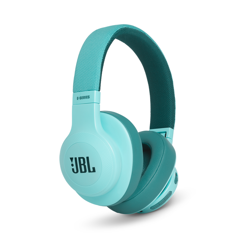 JBL E55BT - Teal - Wireless over-ear headphones - Detailshot 2 image number null