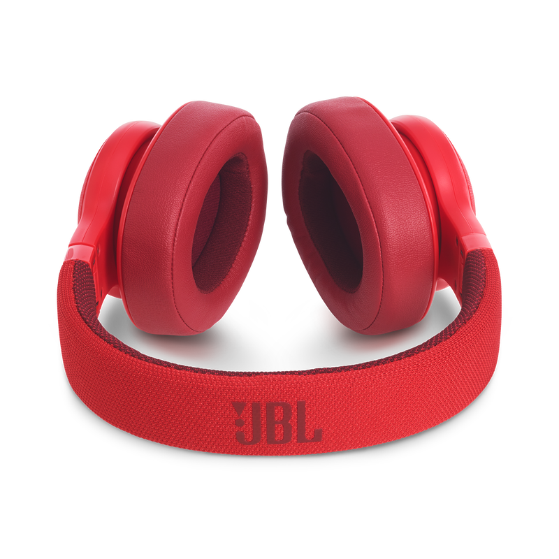 JBL E55BT - Red - Wireless over-ear headphones - Detailshot 3 image number null