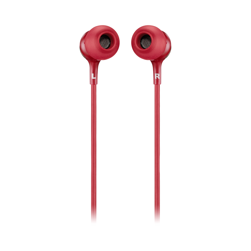 JBL Live 100 - Red - In-ear headphones - Back image number null