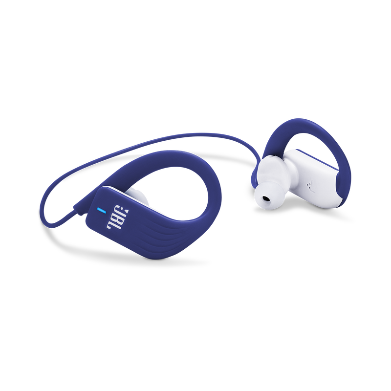 JBL Endurance SPRINT - Blue - Waterproof Wireless In-Ear Sport Headphones - Detailshot 1 image number null