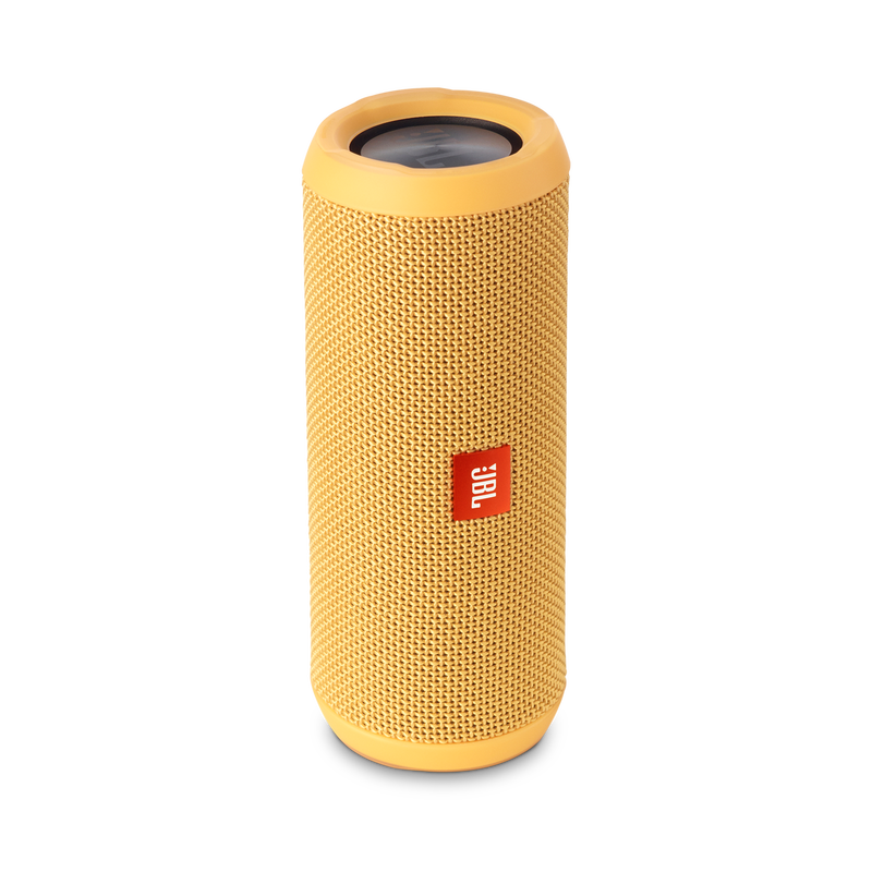 JBL Flip 3 - Yellow - Splashproof portable Bluetooth speaker with powerful sound and speakerphone technology - Detailshot 2 image number null