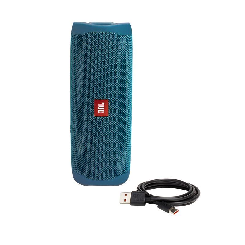 JBL Flip 5 Eco edition - Ocean Blue - Portable Speaker - Eco edition - Detailshot 2 image number null