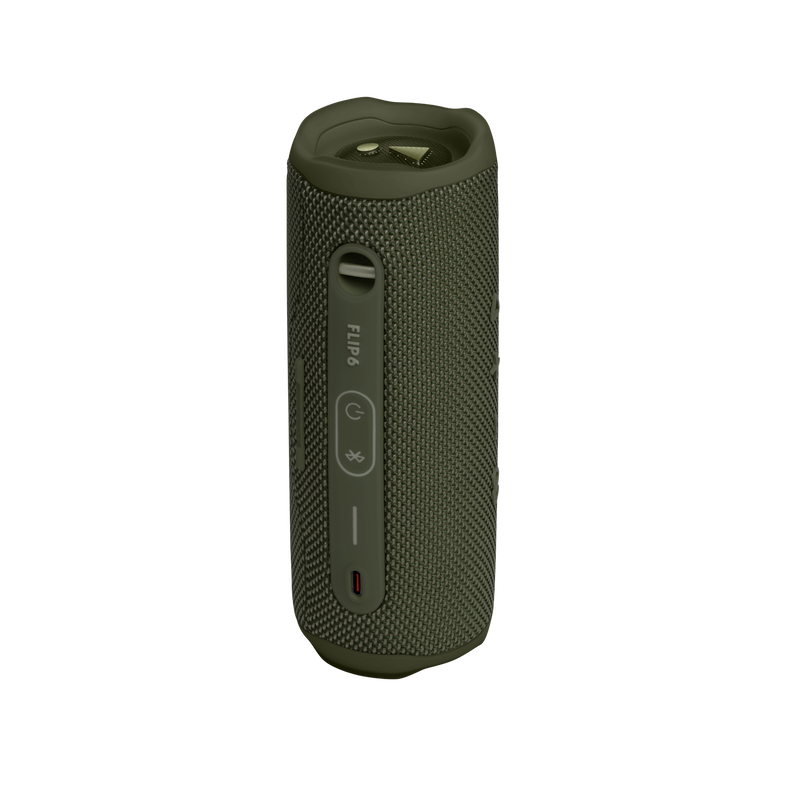 JBL Flip 6 - Green - Portable Waterproof Speaker - Back image number null