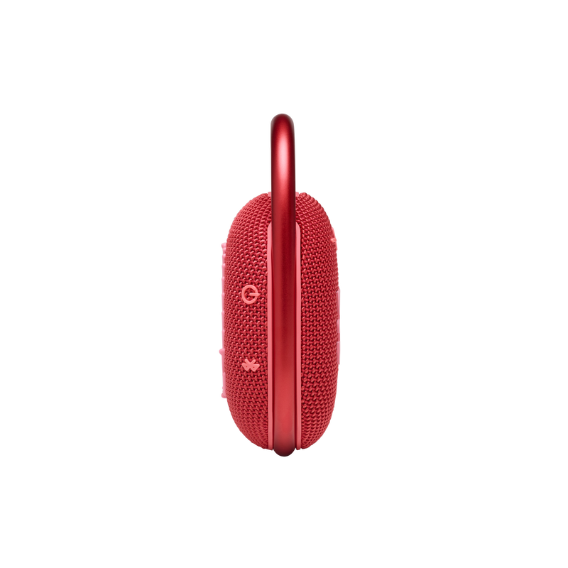 JBL Clip 4 - Red - Ultra-portable Waterproof Speaker - Left image number null
