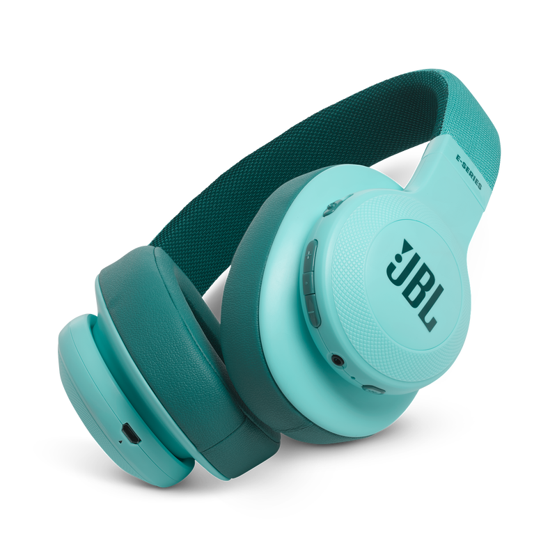 JBL E55BT - Teal - Wireless over-ear headphones - Hero image number null