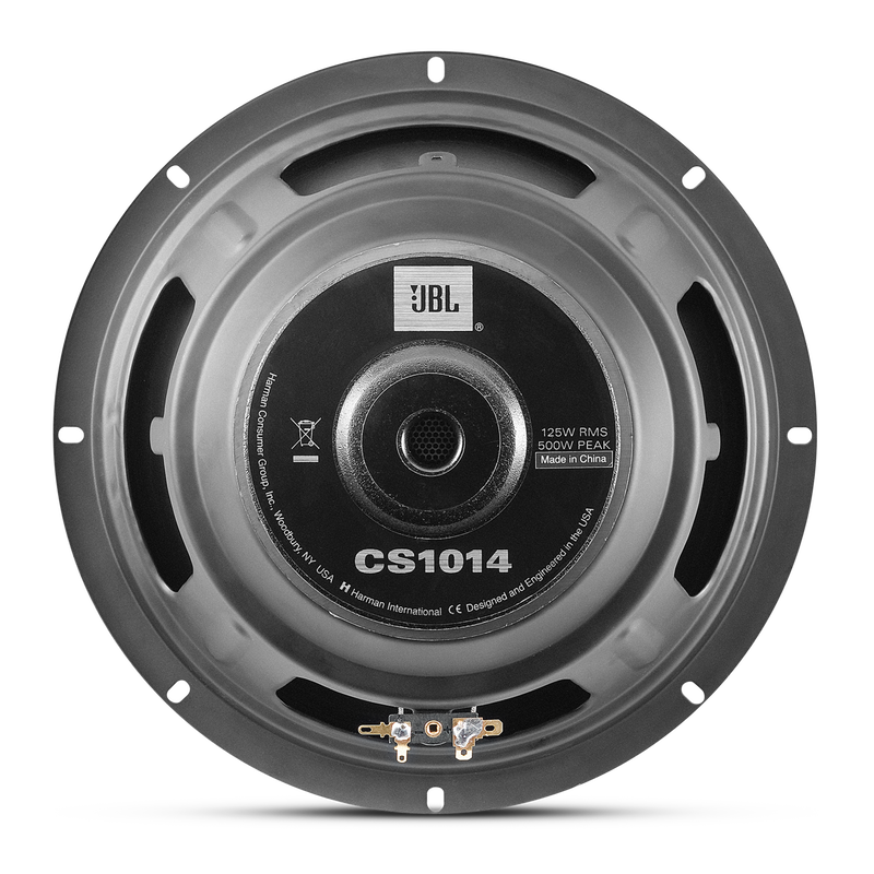 CS1014 - Black - 500-Watt, 10" Single-Voice-Coil Subwoofer - Back image number null