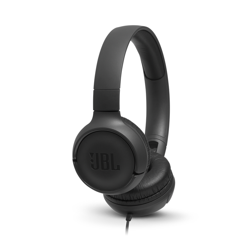 JBL Tune 500 - Black - Wired on-ear headphones - Hero image number null