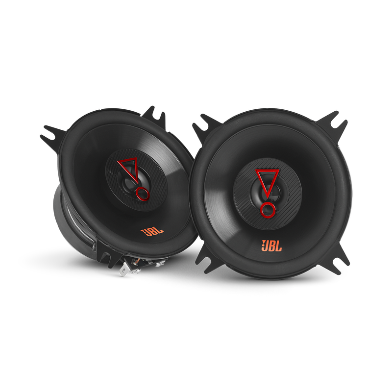 Stage3 427F - Black - 4" (100mm) 2-Way coaxial car speaker for factory upgrade without grille - Hero image number null