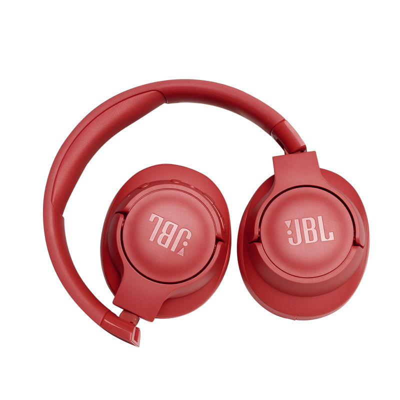 JBL Tune 750BTNC - Coral Orange - Wireless Over-Ear ANC Headphones - Detailshot 1 image number null