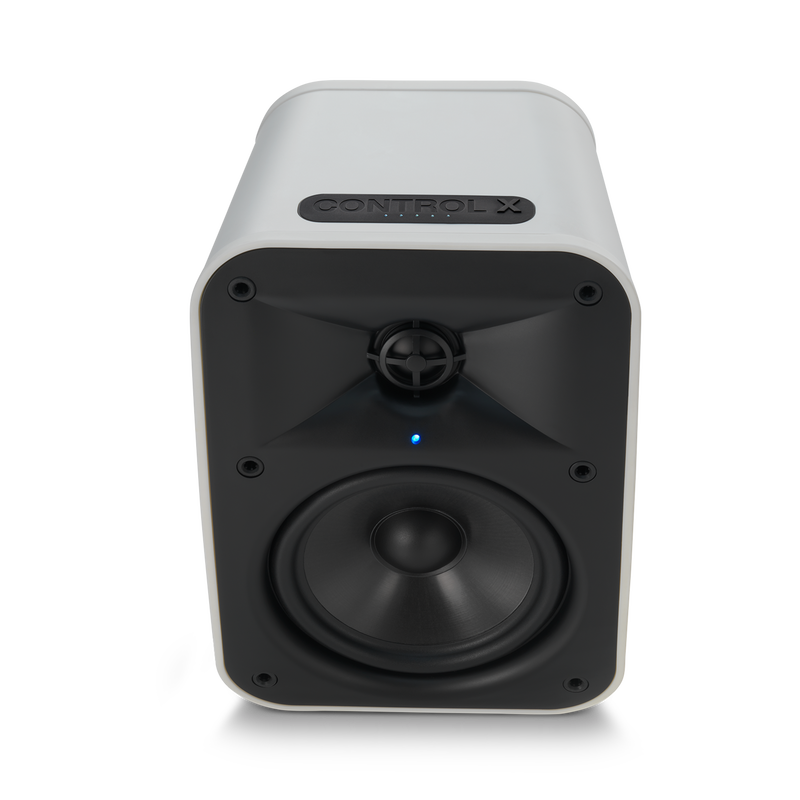 JBL Control X Wireless - White - 5.25” (133mm) Portable Stereo Bluetooth® Speakers - Detailshot 3 image number null