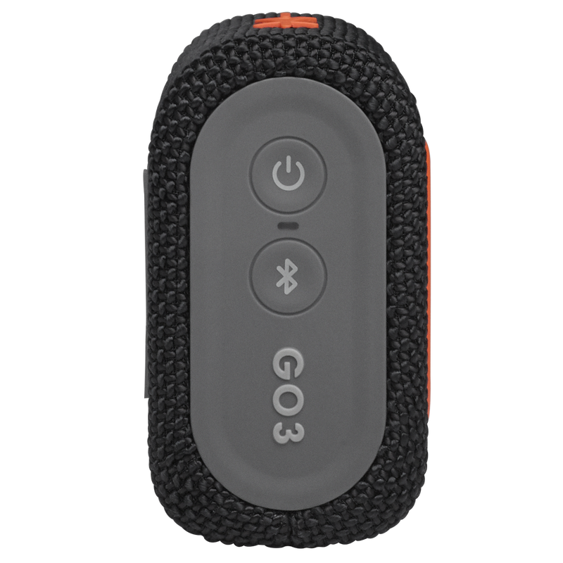 JBL Go 3 - Black / Orange - Portable Waterproof Speaker - Right image number null
